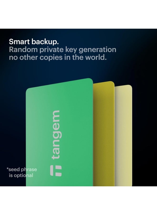 tangem محفظة العملات الرقمية الصلبة 2.0 [عبوة من 3 بطاقات] - صن دروب - Image 4